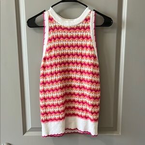 LOFT Multicolor Knit Sleeveless Top